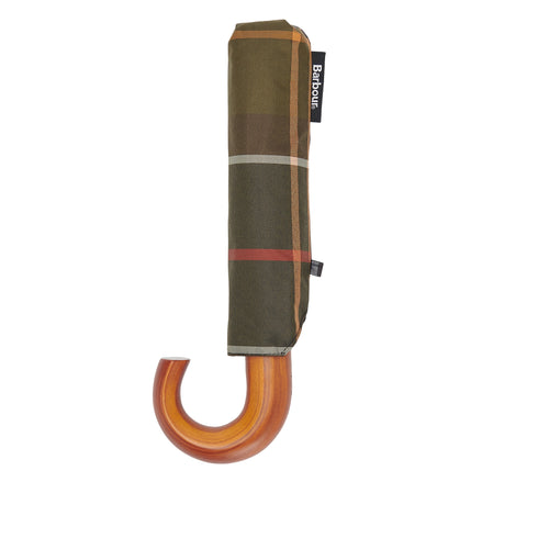 Ombrello Uomo mini, con manico in legno